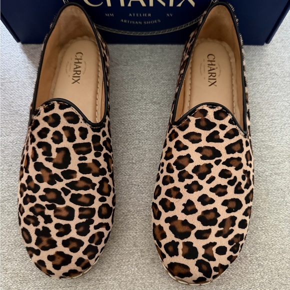 Charix Leopard Print Women's Loafers - Picture 3 of 6